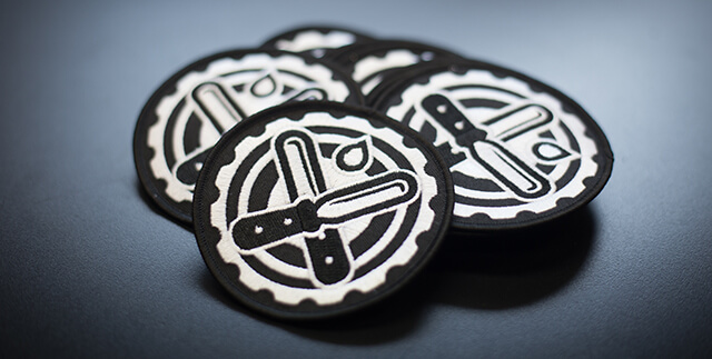 Custom Embroidered Round Patch - 7cm Diameter - Made In Germany By PatchGuru